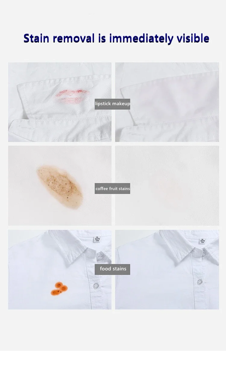Portable Clothes Stain Removal Pen Grease Stain Removal Erase Scouring Pen Textile Emergency Decontamination Cleaner 10ml
