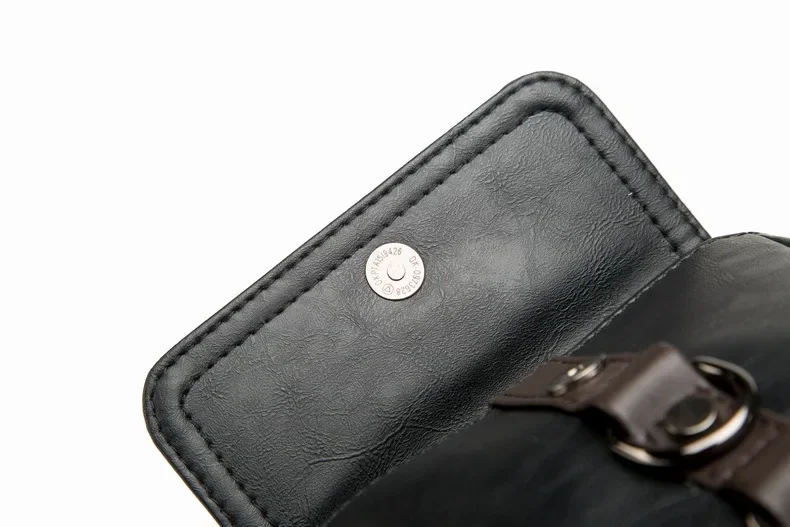 Vintage Luxury Designer Leather Crossbody Bags for Men Messenger Chest Bag Fashion Casual Bag Waterproof PU Single Shoulder Bags