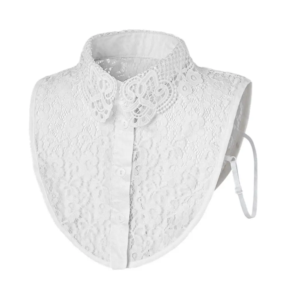New Fashion Lace Doll Fake Collar Ladies Shawl Wrap Removable Detachable Lace False Collar Clothes Accessory