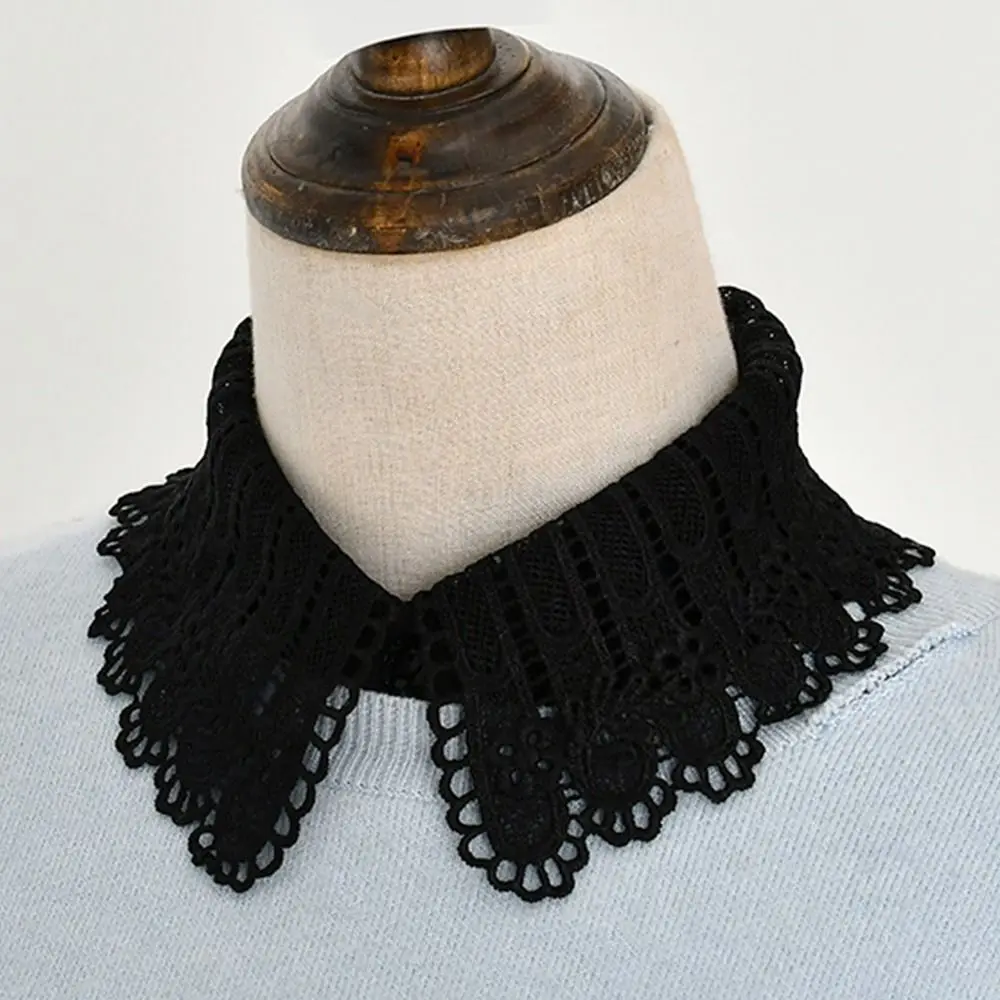 New Fashion Lace Doll Fake Collar Ladies Shawl Wrap Removable Detachable Lace False Collar Clothes Accessory