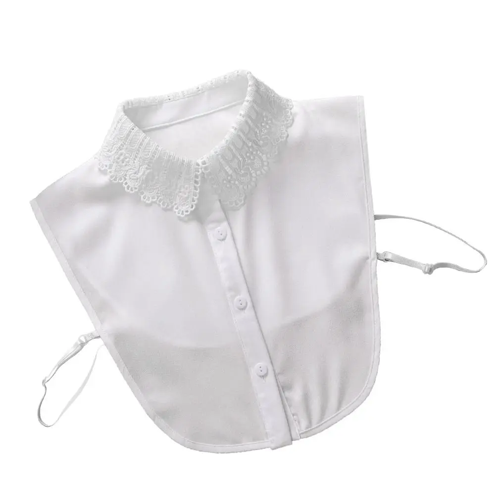 New Fashion Lace Doll Fake Collar Ladies Shawl Wrap Removable Detachable Lace False Collar Clothes Accessory