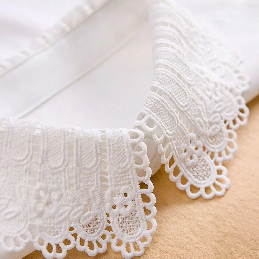 New Fashion Lace Doll Fake Collar Ladies Shawl Wrap Removable Detachable Lace False Collar Clothes Accessory