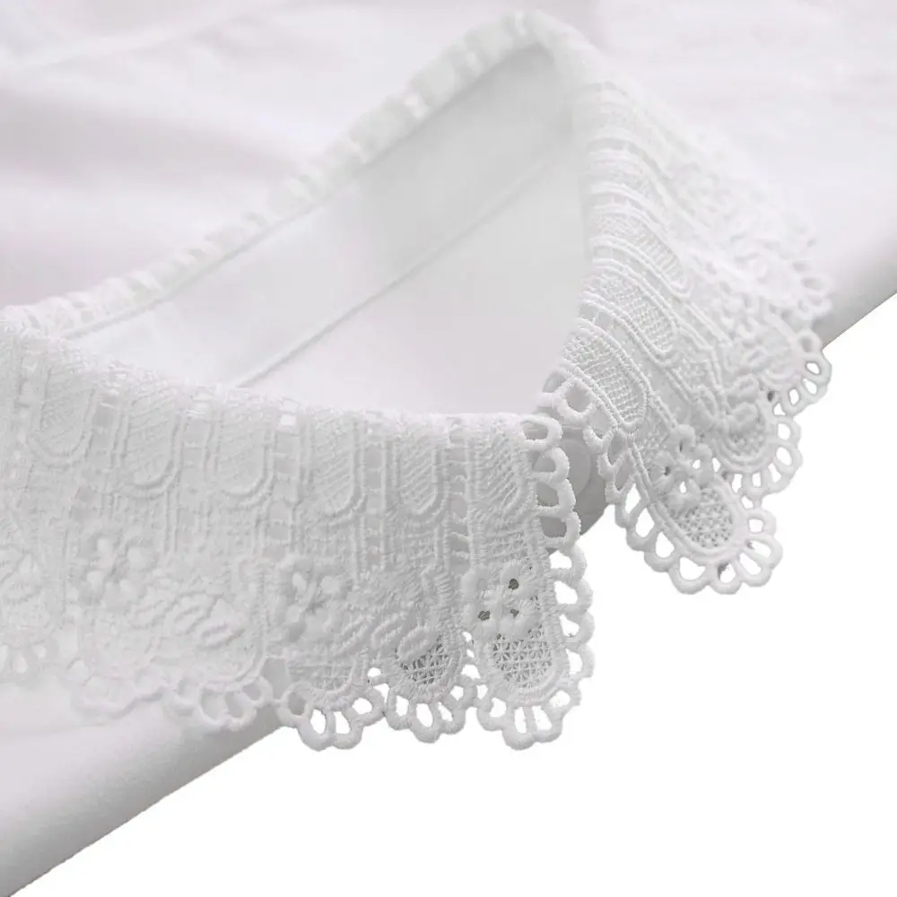 New Fashion Lace Doll Fake Collar Ladies Shawl Wrap Removable Detachable Lace False Collar Clothes Accessory
