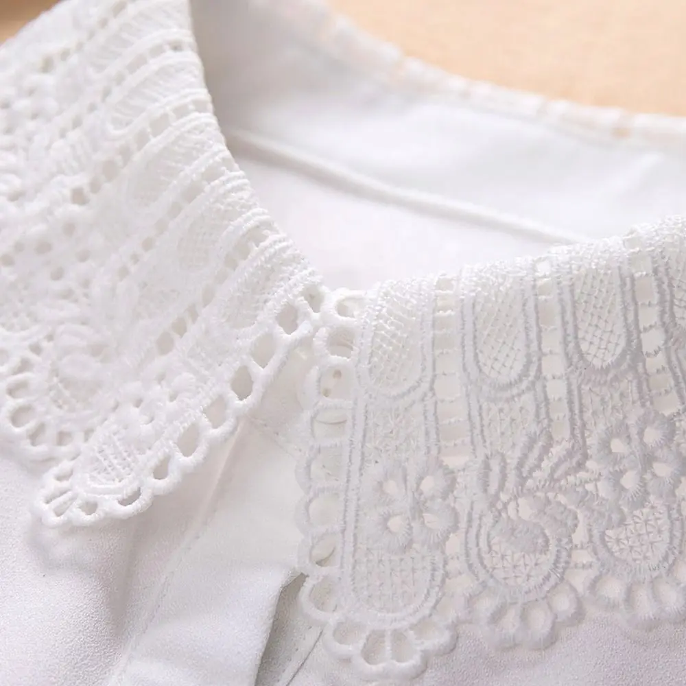 New Fashion Lace Doll Fake Collar Ladies Shawl Wrap Removable Detachable Lace False Collar Clothes Accessory