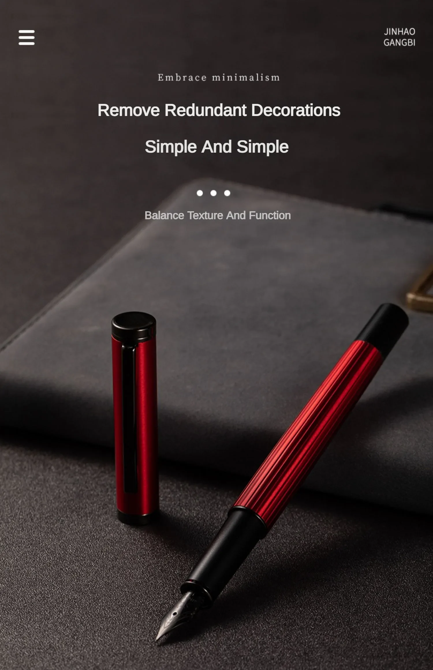 Luxury JINHAO 88 Metal Fountain Pen Blue/Red/Black Color Writing Pens F/EF Nib Business Office School Supplies Stationery PK 82