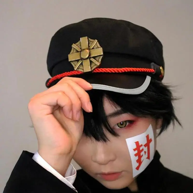 Anime Toilet-Bound Yugi Amane Cosplay Hat Toilet bound Navy Style Hanako kun Cap Costume Props