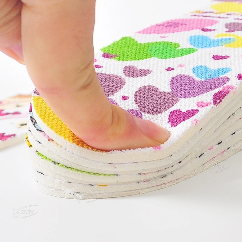 【Xxin】Children Insoles Soft Breathable Sports Insole Latex Non-Slip Shoe Insoles Size 26-36
