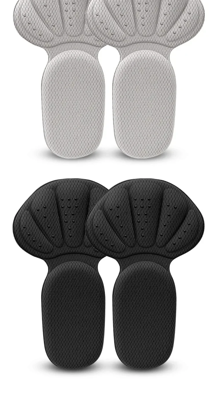 Heel Stickers Sneakers Heel Protector Feet Pads Pain Relief Size Reducer Non-slip Shoe Insoles T-Shaped Foot Care Pad Heel Grips