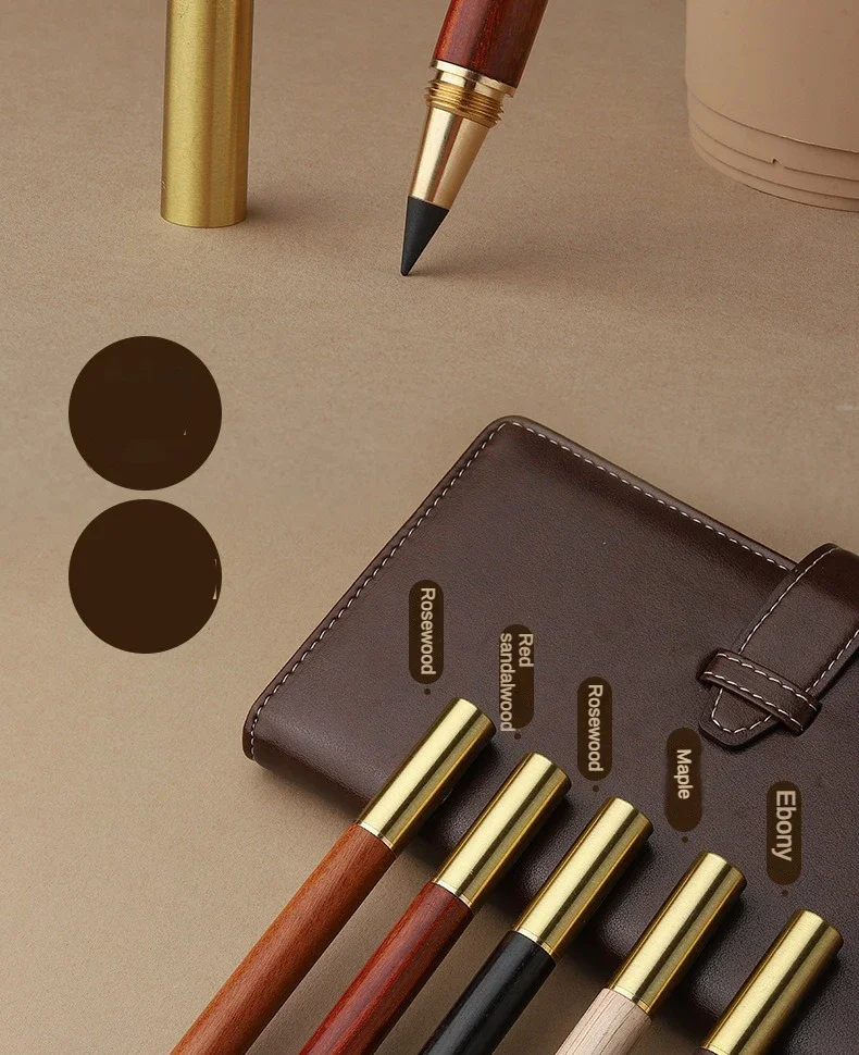 Wooden Unlimited Writing Pencil HB with Pen Tip Eternal Drawing Painting Infinity Pen Art School Supplies Stationery
