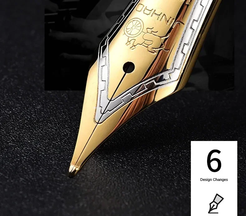 Jinhao 159 Fountain Pen High Quality Metal Luxury Elegant Executive Pen Writing Inking Pens Office School Supplies Stationery