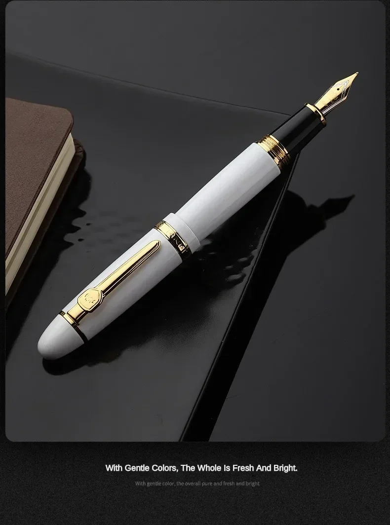 Jinhao 159 Fountain Pen High Quality Metal Luxury Elegant Executive Pen Writing Inking Pens Office School Supplies Stationery