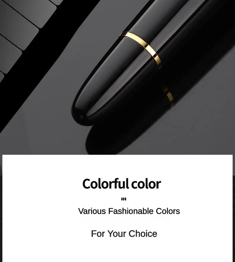 Jinhao 159 Fountain Pen High Quality Metal Luxury Elegant Executive Pen Writing Inking Pens Office School Supplies Stationery