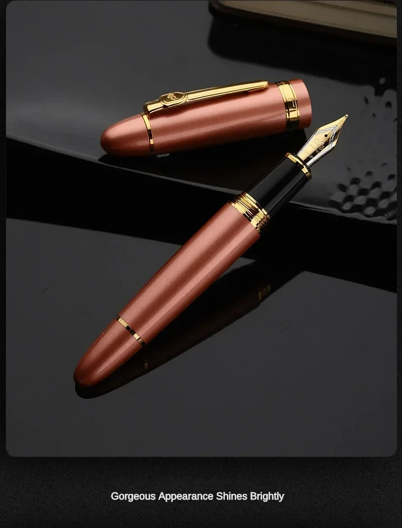 Jinhao 159 Fountain Pen High Quality Metal Luxury Elegant Executive Pen Writing Inking Pens Office School Supplies Stationery