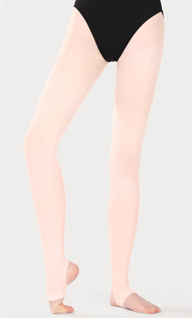 60D Girls Stirrup Tights Women Stirrup Dance Tights Ultra Soft Ballet Tights Hold and Stretch Stirrup Legging for Dancing/School