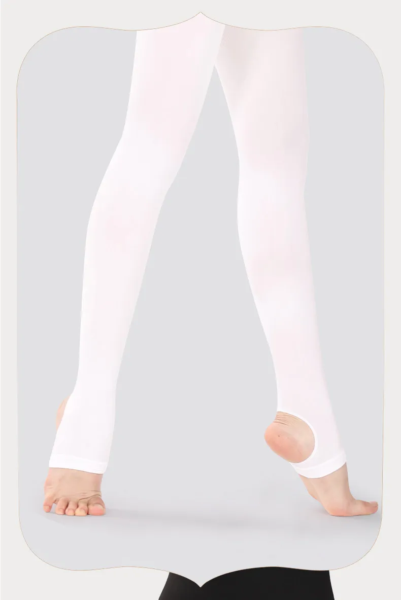 60D Girls Stirrup Tights Women Stirrup Dance Tights Ultra Soft Ballet Tights Hold and Stretch Stirrup Legging for Dancing/School