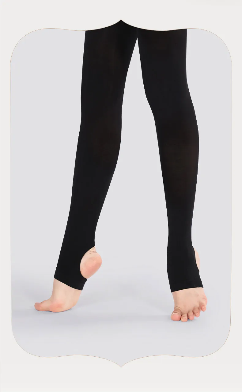 60D Girls Stirrup Tights Women Stirrup Dance Tights Ultra Soft Ballet Tights Hold and Stretch Stirrup Legging for Dancing/School