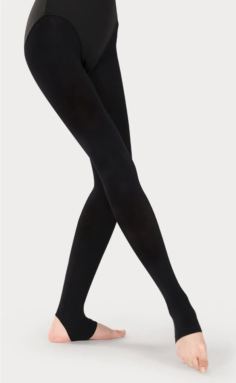60D Girls Stirrup Tights Women Stirrup Dance Tights Ultra Soft Ballet Tights Hold and Stretch Stirrup Legging for Dancing/School