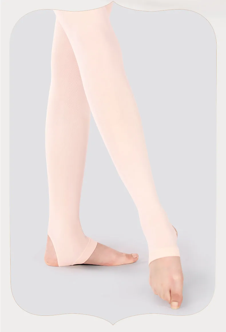 60D Girls Stirrup Tights Women Stirrup Dance Tights Ultra Soft Ballet Tights Hold and Stretch Stirrup Legging for Dancing/School