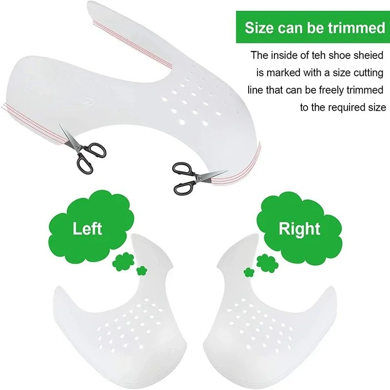 Shoe Protector Shield Sneakers Shoes Accesories Shoe Crease Protector Toe Cap Support Shoe Protector Stretcher Head Shield