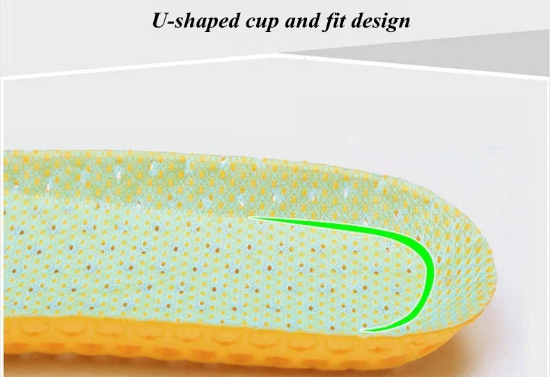 Memory Foam Insoles for Sneakers Honeycomb Breathable Insole Sports Shoe Pad Inserts Orthopedics Flat Feet Pads for Woman Man