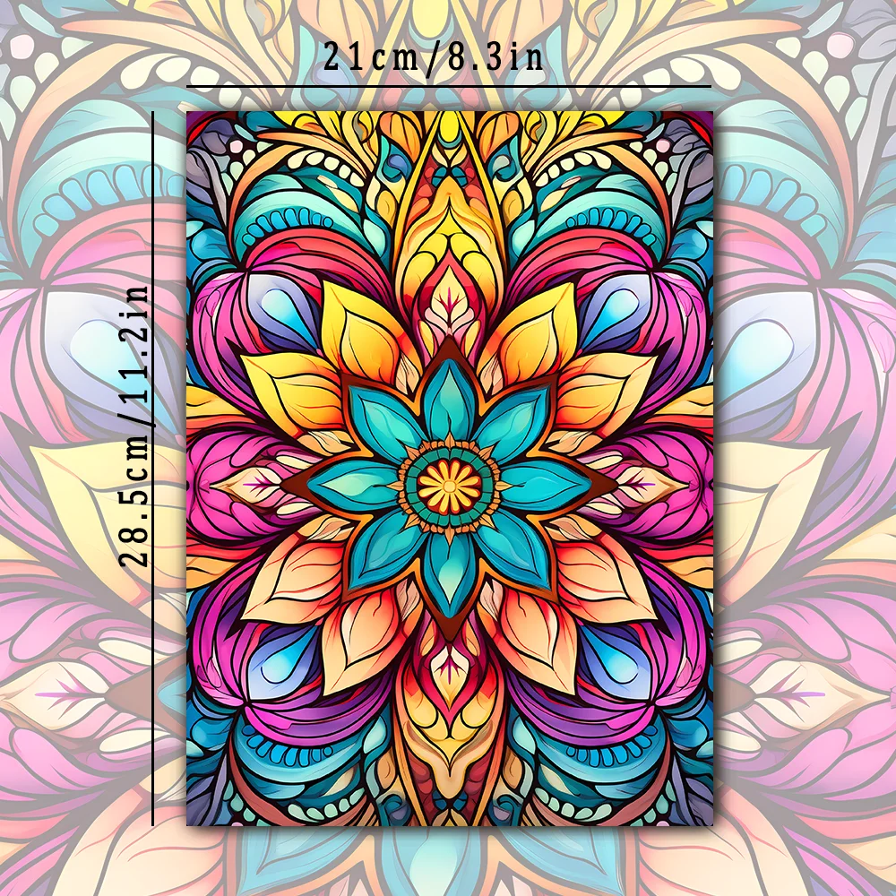 Spiral Coloring Book -30 Sheets Adult Coloring Book, 11.3 X 8.3 Inches, 100g Thick Paper, Drawing Book, Homecoming Holiday Gift