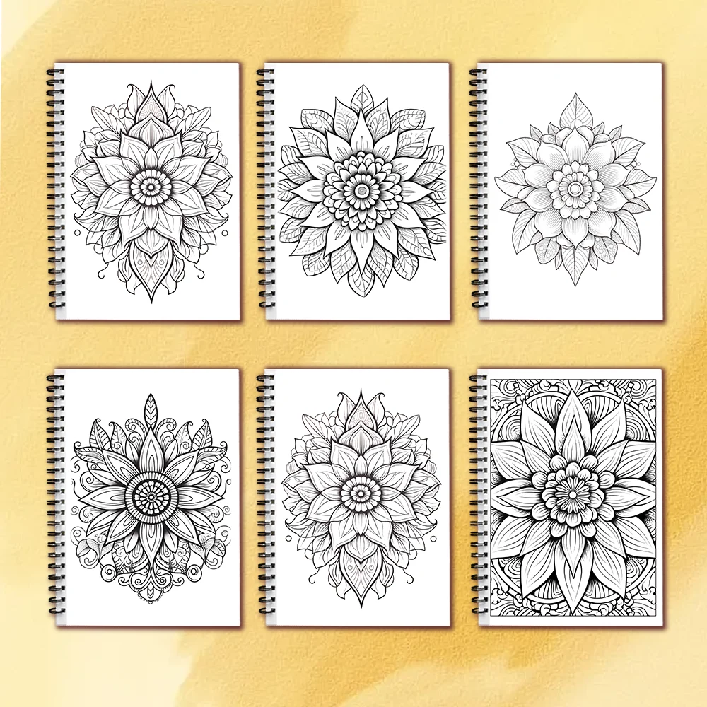 Spiral Coloring Book -30 Sheets Adult Coloring Book, 11.3 X 8.3 Inches, 100g Thick Paper, Drawing Book, Homecoming Holiday Gift