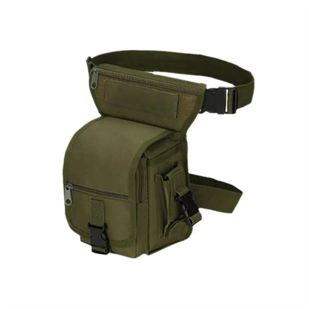 Men's Waterproof Leg Bag Hip Drop Belt Waist Fanny Pack Oxford Cloth Hiking Camping Outdoor Sports Travel