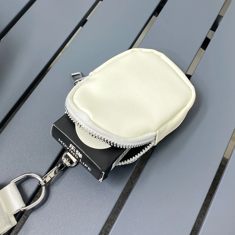 New Transparent PVC Fashion Women's Bag With Love Pattern Leisure Shoulder Bag Travel Belt Zero Wallet Versatile Crossbody Bag