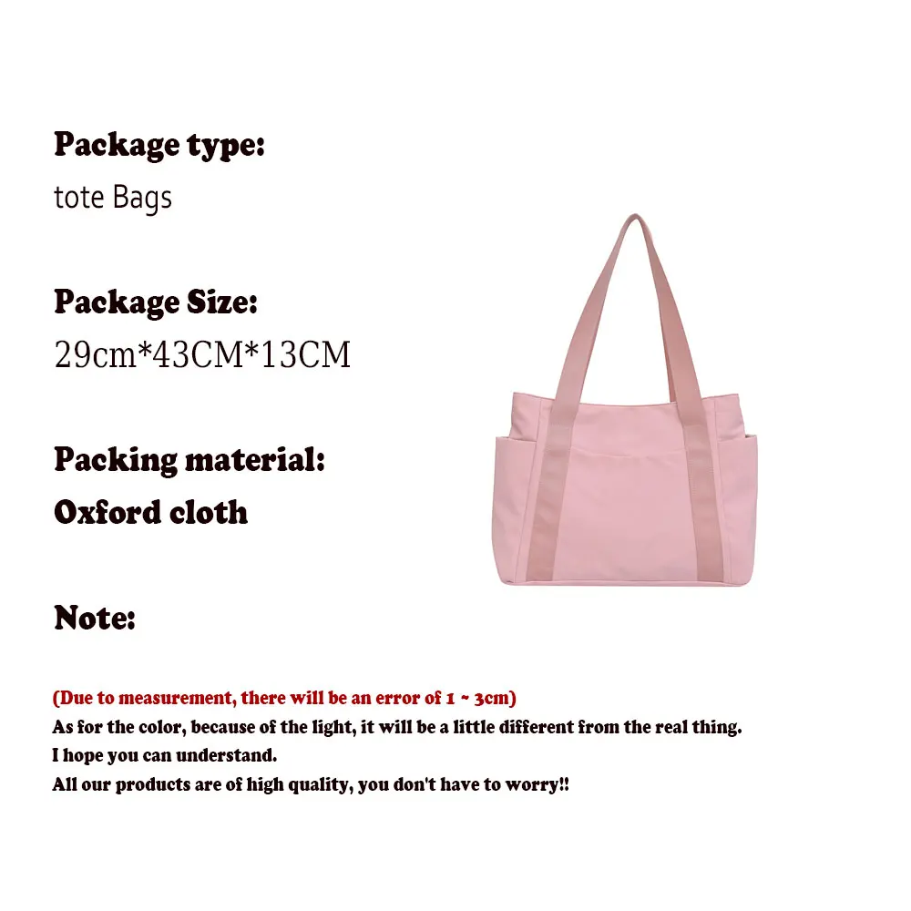 Women's Bag Designer Luxury Bag Nylon Commuting Shoulder Handbag Solid Color Tote Bag Mommy Large Capacity Vacation Handbag 2026