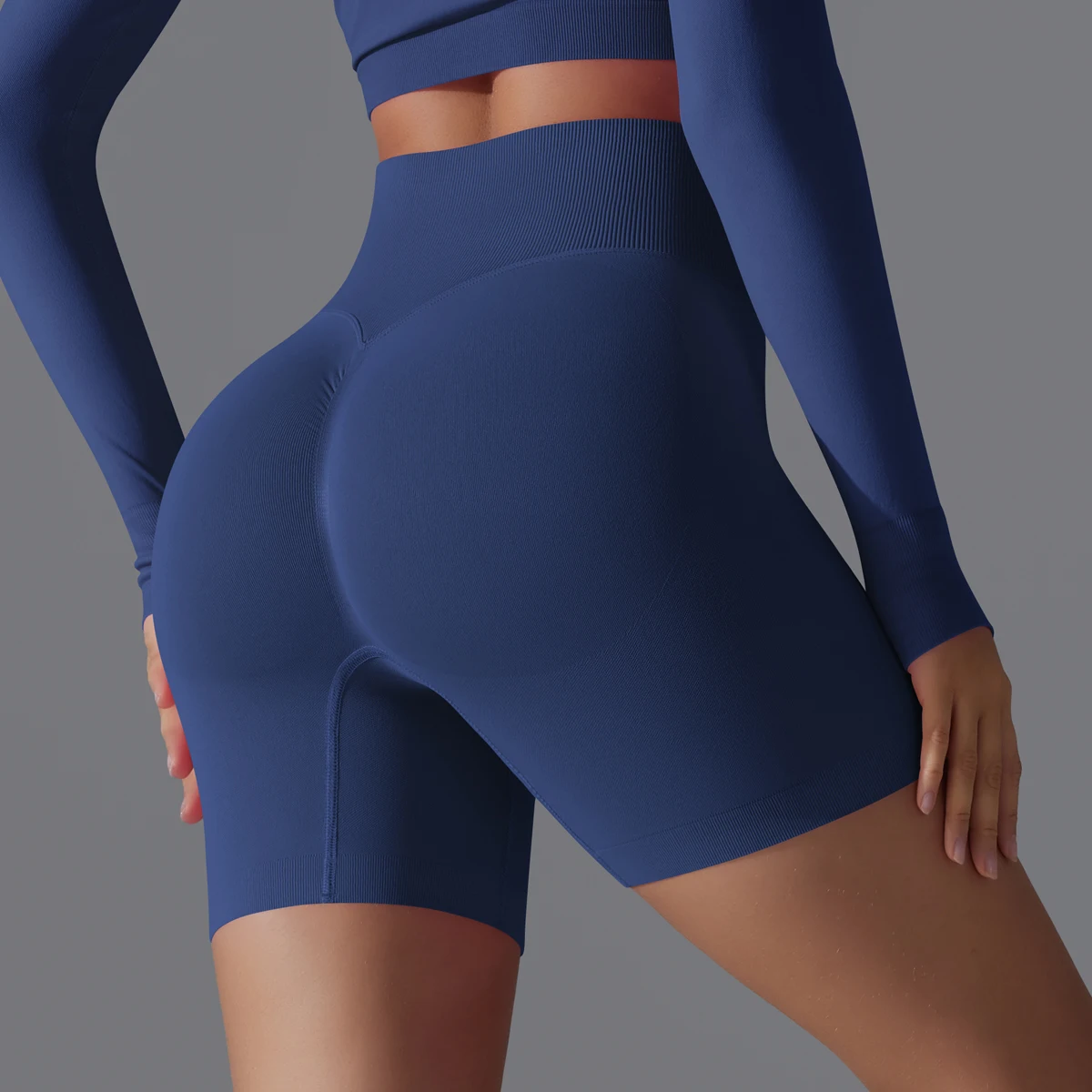 Women Shorts Seamless Yoga Sports Shorts For Women Cycling Jogging Fitness High Waist Push Up Gym Shorts Leggings Yoga Clothing