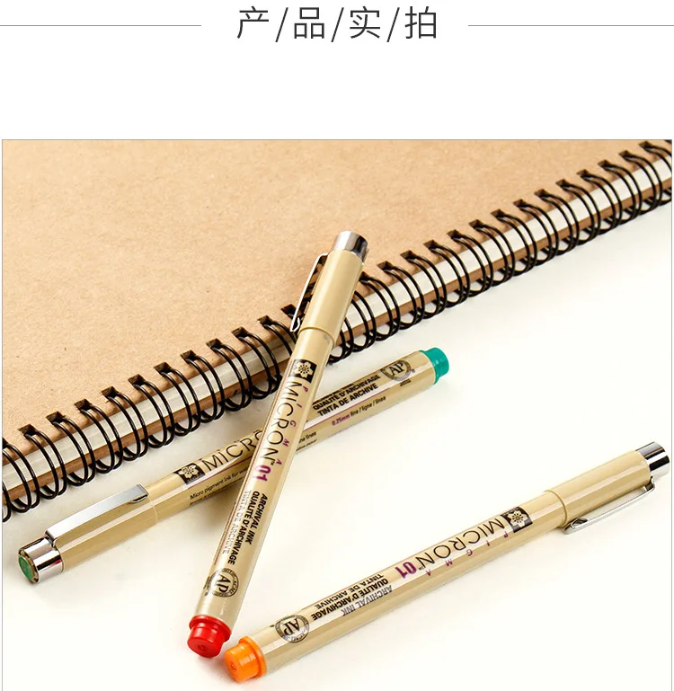 Pack of 8,Sakura Pigma Micron Pen Set 0.25mm Color Fineliner Drawing Lines Marker Pen School Student Art Supplies Supplies