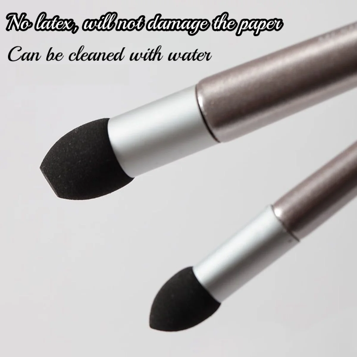3Pcs Artist Blending Pen Washable Sketch Rubbing Sponge Brush Reusable Drawing Art Blenders Correcting Lightening & Highlight