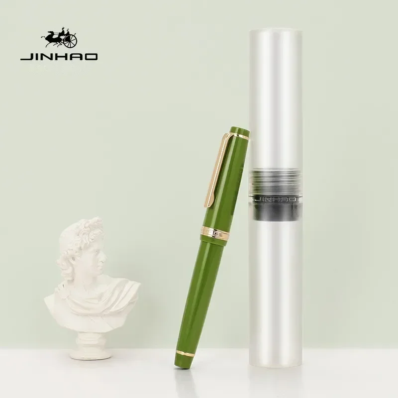 Jinhao 82 Fountain Pen Silver Clip EF/F/M Fine Nib Acrylic Ink Pen Luxury Writing Pen Stationery Business Office School Supplies