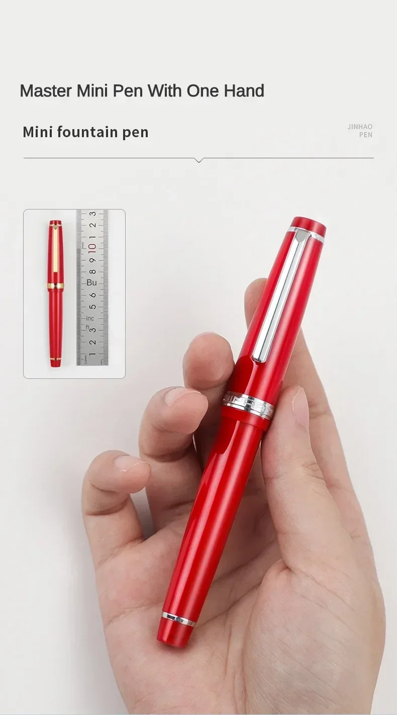 Jinhao 82 Fountain Pen Silver Clip EF/F/M Fine Nib Acrylic Ink Pen Luxury Writing Pen Stationery Business Office School Supplies