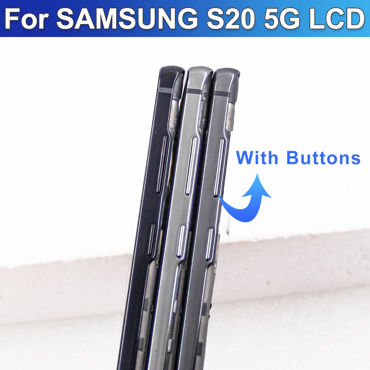 6.2'' Tested For Samsung S20 5G LCD G981 S981F S981F/DS Display Touch Screen With Frame For Samsung S20 5G Display Replace