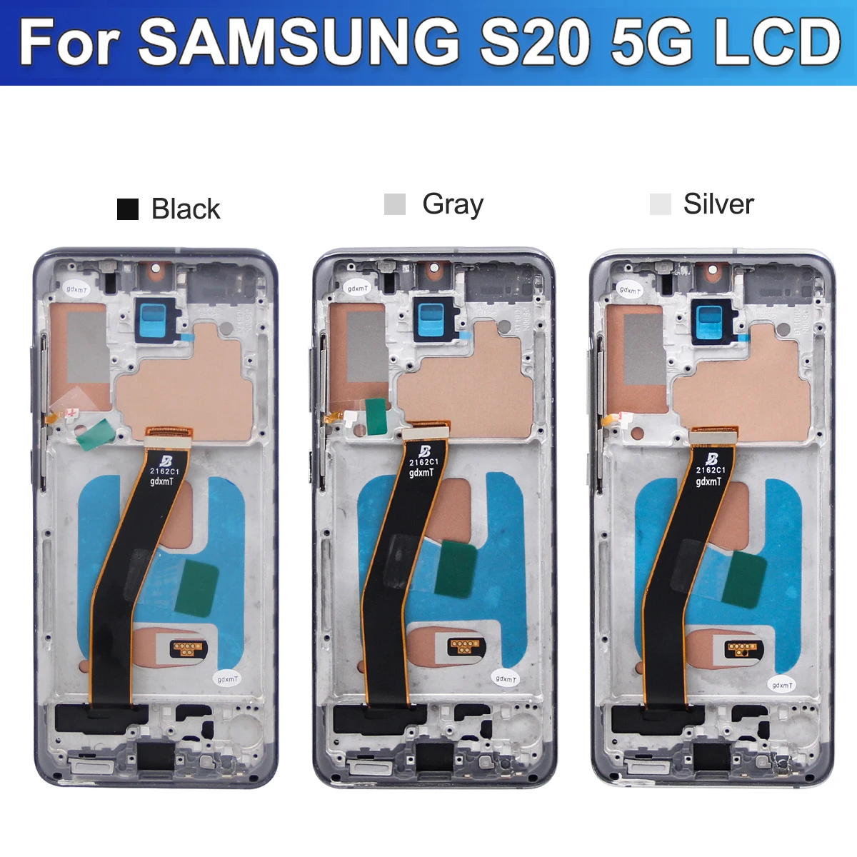 6.2'' Tested For Samsung S20 5G LCD G981 S981F S981F/DS Display Touch Screen With Frame For Samsung S20 5G Display Replace