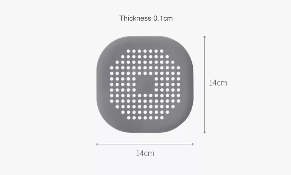 Shower Drain Plug Hair Catcher Stopper Kitchen Sink Strainer Sewer Silicone Bathroom Floor Bathtub Water Filter Home Accessories