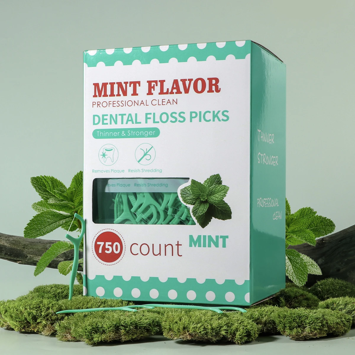 Mint Dental Floss Stick - Home Portable Disposable Care Dental Floss Stick - Oral Care - Deep Cleaning - Interdental Cleaning PR