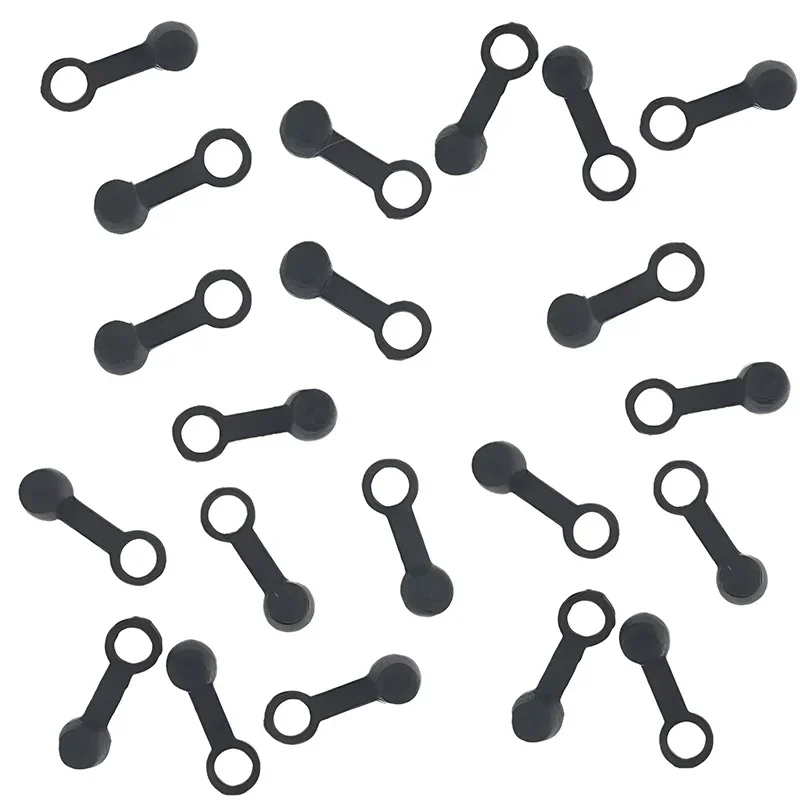 10Pcs 8mm Car Brake Pump Dust Cap Oil Drain Screw Cap Brake Caliper Bleed Nipple Black Screw Dust Caps Cover Rubber Motorcycle