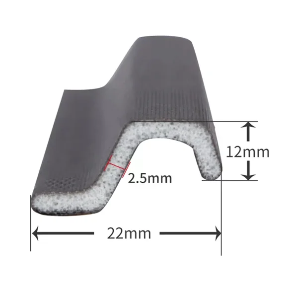 New 40M Acustic Foam Window Sealing Strip for Casement Window Seal Soundproof Foam S Weather Stripping Door Seal Gap Filler Tape