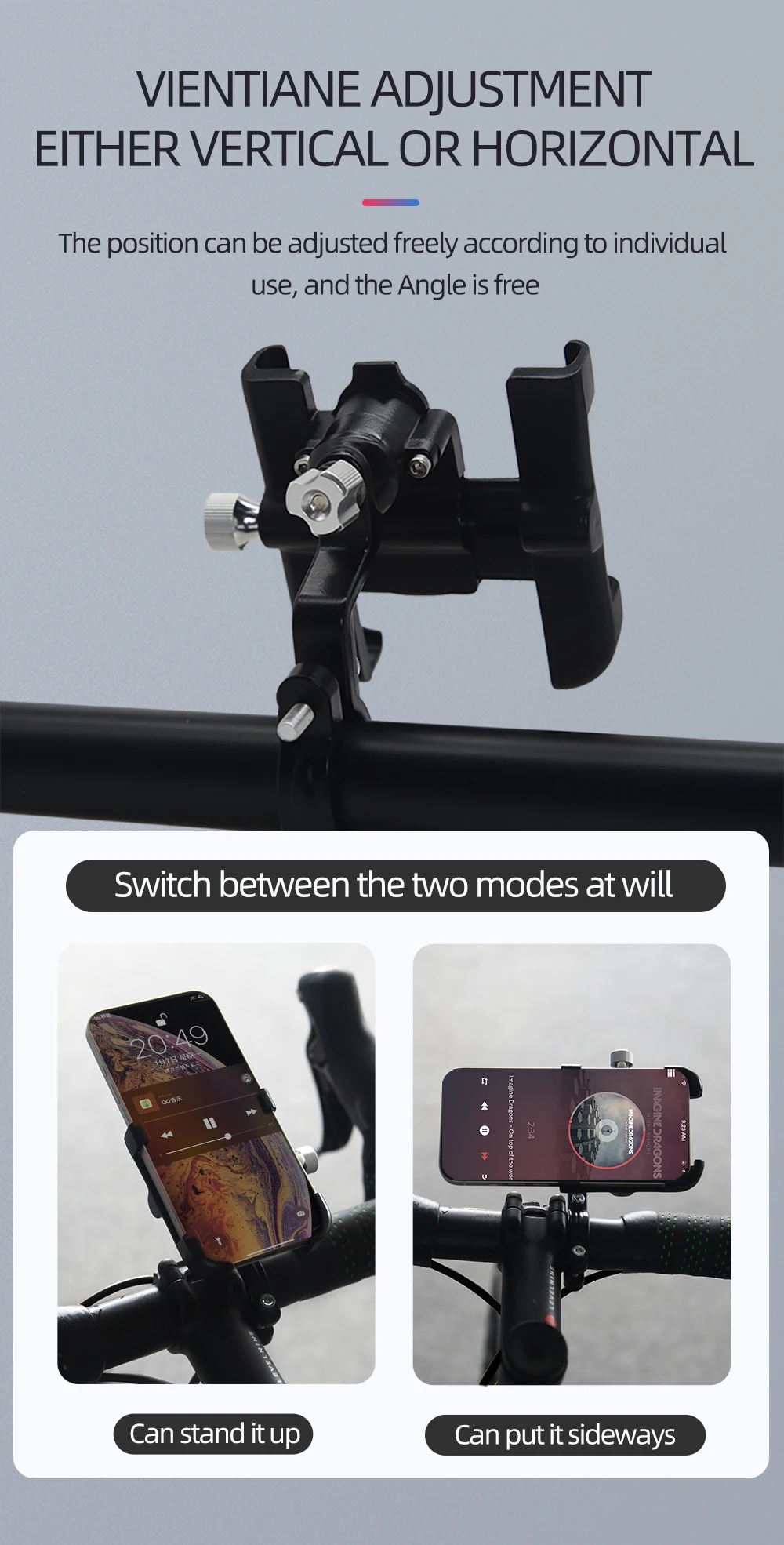 ThinkRider Mountain bike road bike shooting mobile phone stand bicycle electric bike anti-vibration navigation special stand