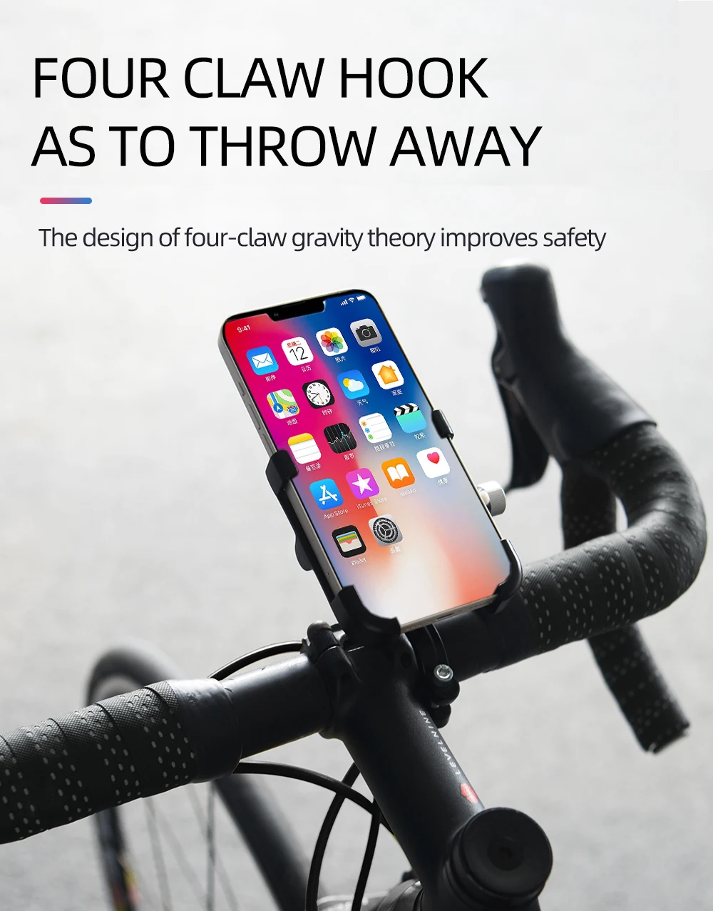 ThinkRider Mountain bike road bike shooting mobile phone stand bicycle electric bike anti-vibration navigation special stand