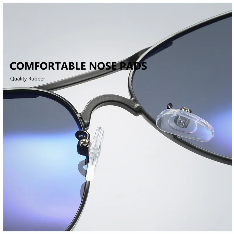 AOWEAR Men's Aviation Sunglasses Men Polarized Mirror Sunglass for Man HD Driving Pilot Sun Glasses Lunettes De Soleil Homme