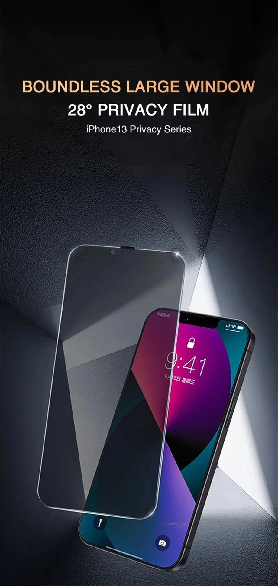 1-2Pcs Full Cover Privacy Screen Protector For IPhone 16 15 13 11 14Pro Max Anti-spy Tempered Glass For iPhone X XS Max XR Glass