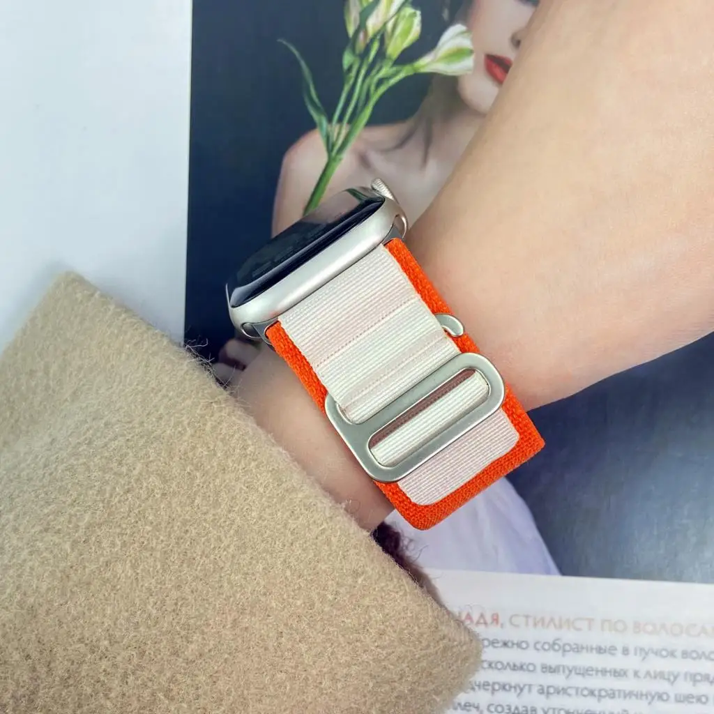 Alpine Loop Strap for Apple watch Ultra 3 2 Band 49mm 45mm 44mm 40mm 41mm 46mm 42mm Bracelet iWatch Series 11 10 SE 9 8 7 6 5 4