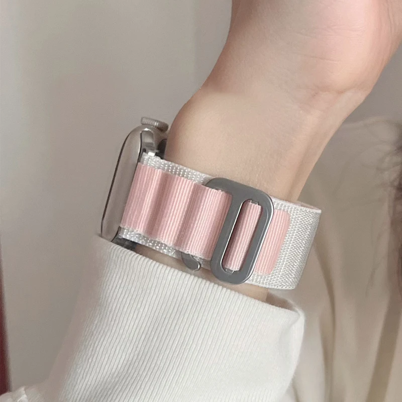 Alpine Loop Strap for Apple watch Ultra 3 2 Band 49mm 45mm 44mm 40mm 41mm 46mm 42mm Bracelet iWatch Series 11 10 SE 9 8 7 6 5 4