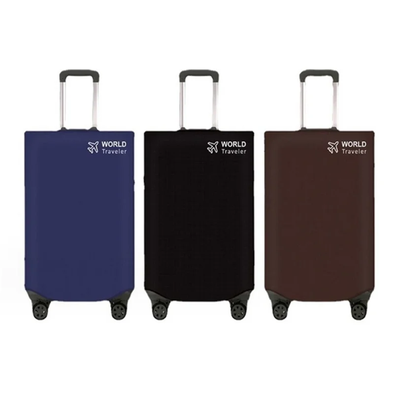 1PC 24/26/28/30inch Black Non-woven Luggage Protector Cover Trolley Suitcase Wear-resistant Anti-scratch Dustproof Luggage Cover