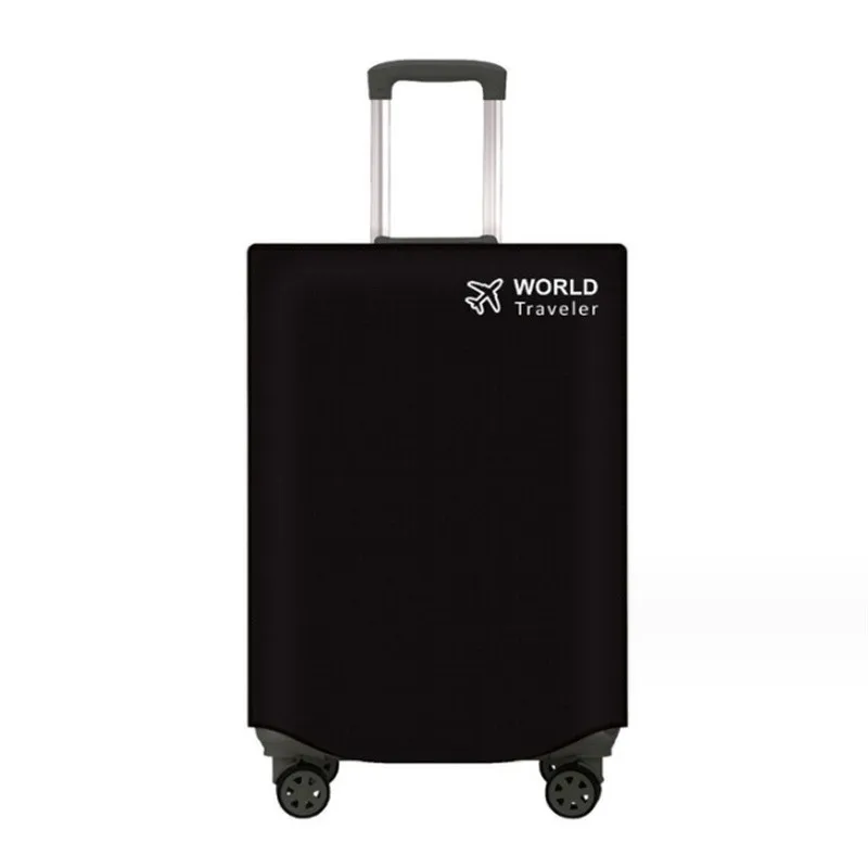 1PC 24/26/28/30inch Black Non-woven Luggage Protector Cover Trolley Suitcase Wear-resistant Anti-scratch Dustproof Luggage Cover