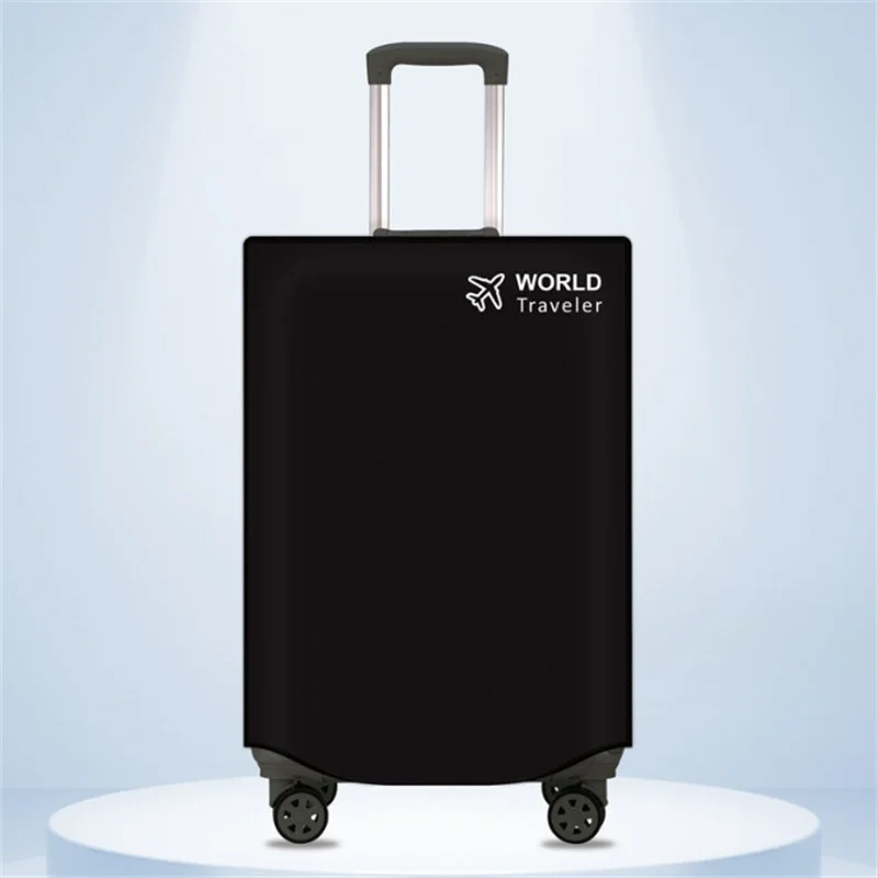 1PC 24/26/28/30inch Black Non-woven Luggage Protector Cover Trolley Suitcase Wear-resistant Anti-scratch Dustproof Luggage Cover