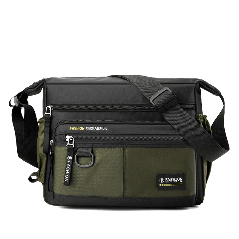 Men Crossbody Bags Male Nylon Shoulder Bags Boy Messenger Bags Man Handbags for Travel Casual Large Bag